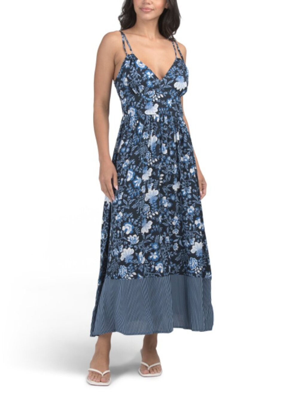 ELLEN TRACY Challis Strappy Dress